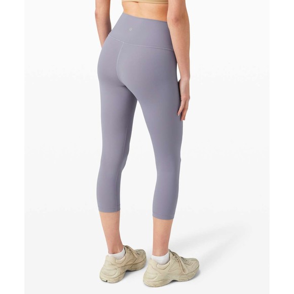 Lululemon Wunder Under Pant Align II High-Rise 25” Purple Lilac Grey Sz 8 NWT - Picture 2 of 8